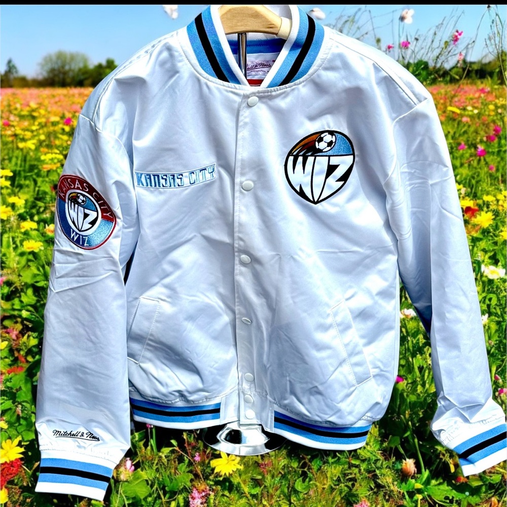 Mitchell & Ness: Kansas City Wizards Varsity Jacket- unisex- size SMALL - Picture 2 of 6